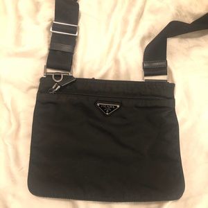 Black Authentic Prada Crossbody Purse